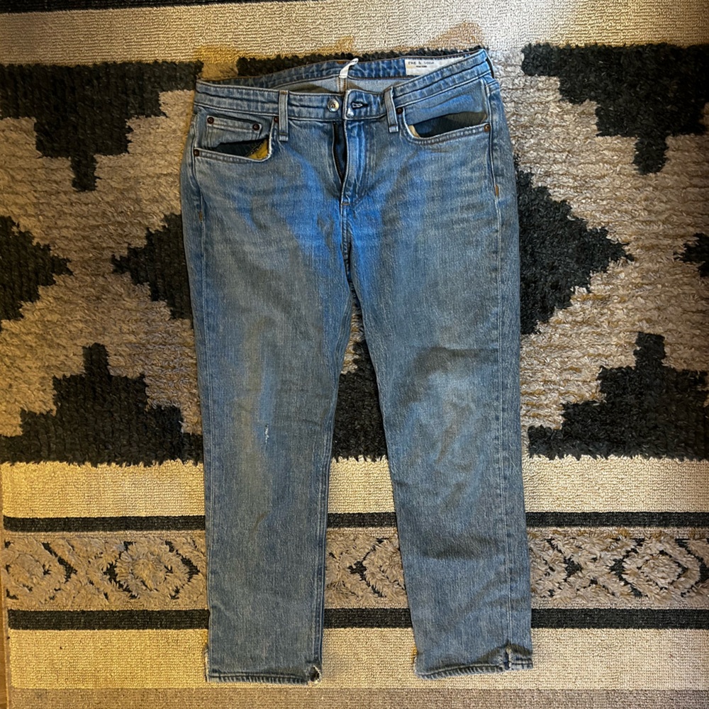 Rag & Bone Light Blue Denim Jeans